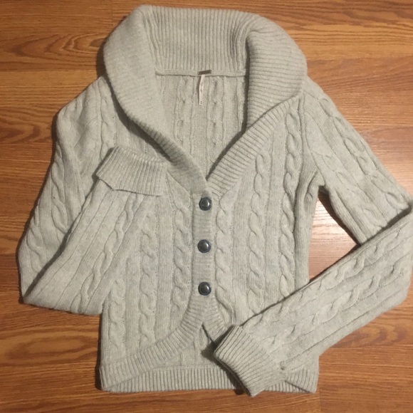 Free People Sweaters - Free People Collared Casual Sweater Size: M